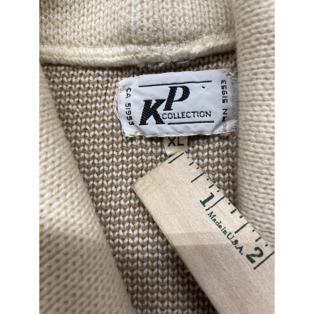 Vintage KP Collection Aztec Cardigan Sweater Men's XL EUC - Picture 4 of 9